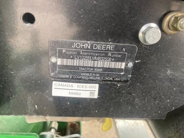 2021 John Deere 1025R Image