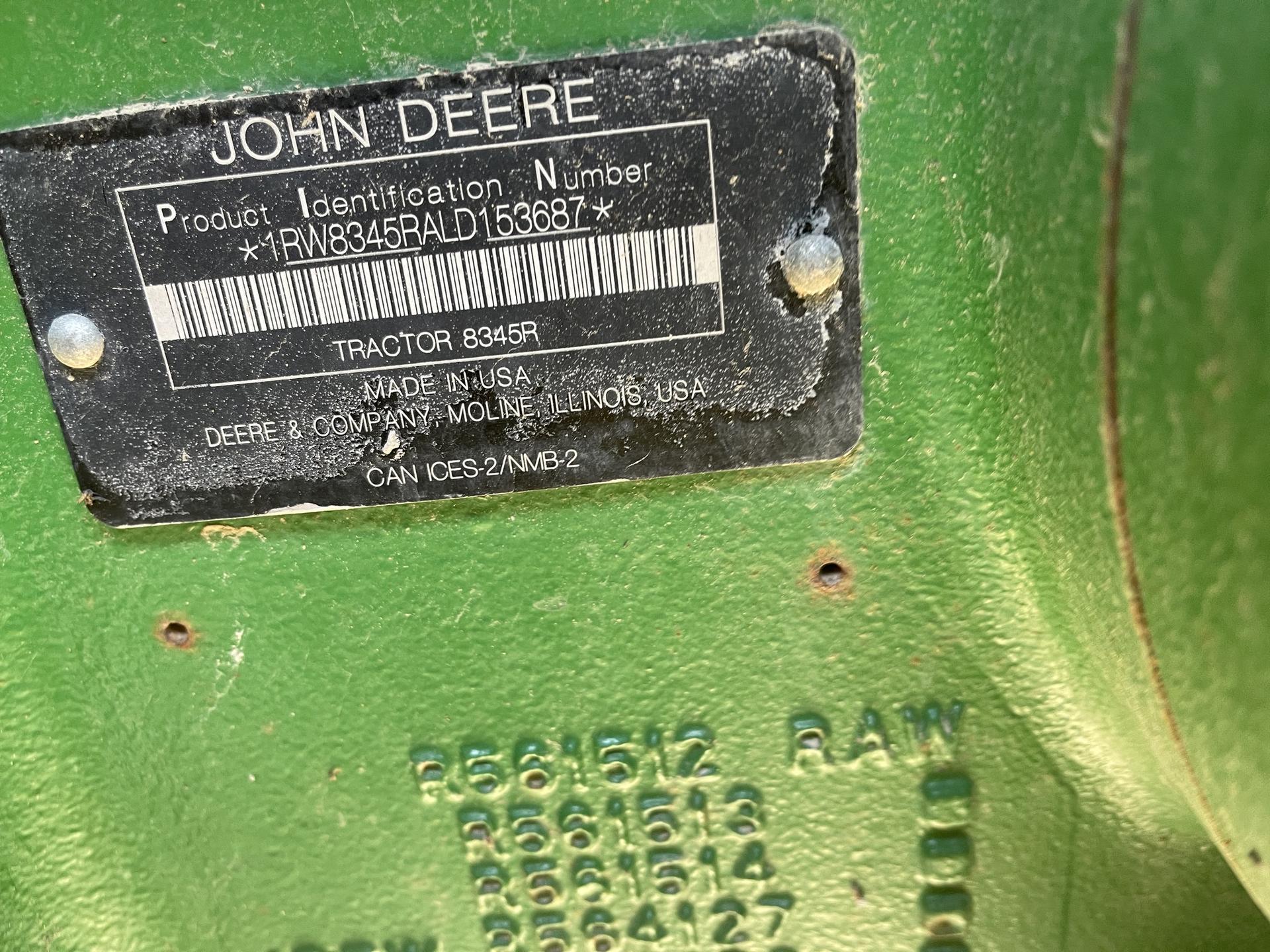 2020 John Deere 8345R