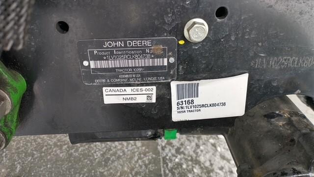 2020 John Deere 1025R Image