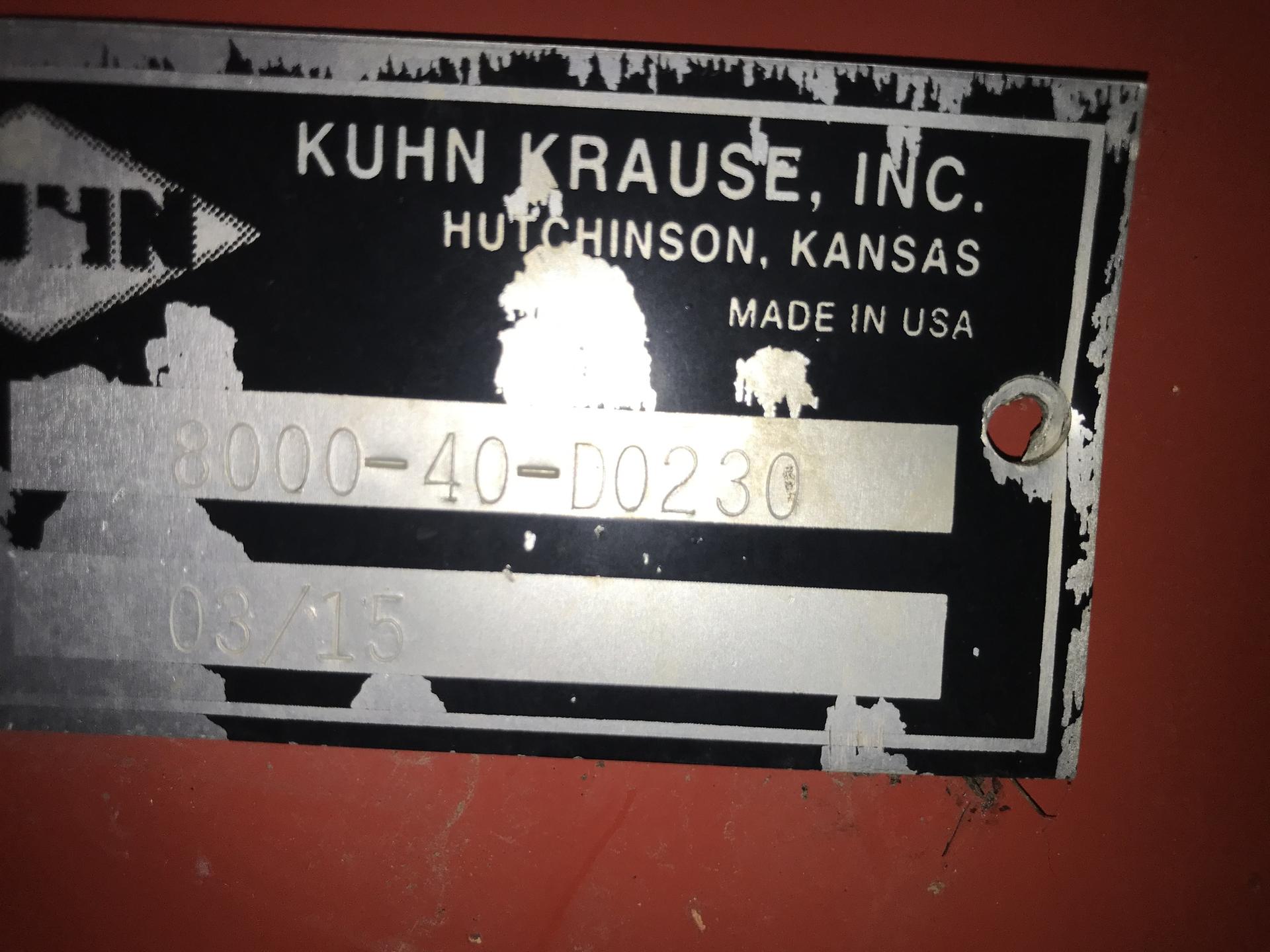 2015 Kuhn Krause 8000