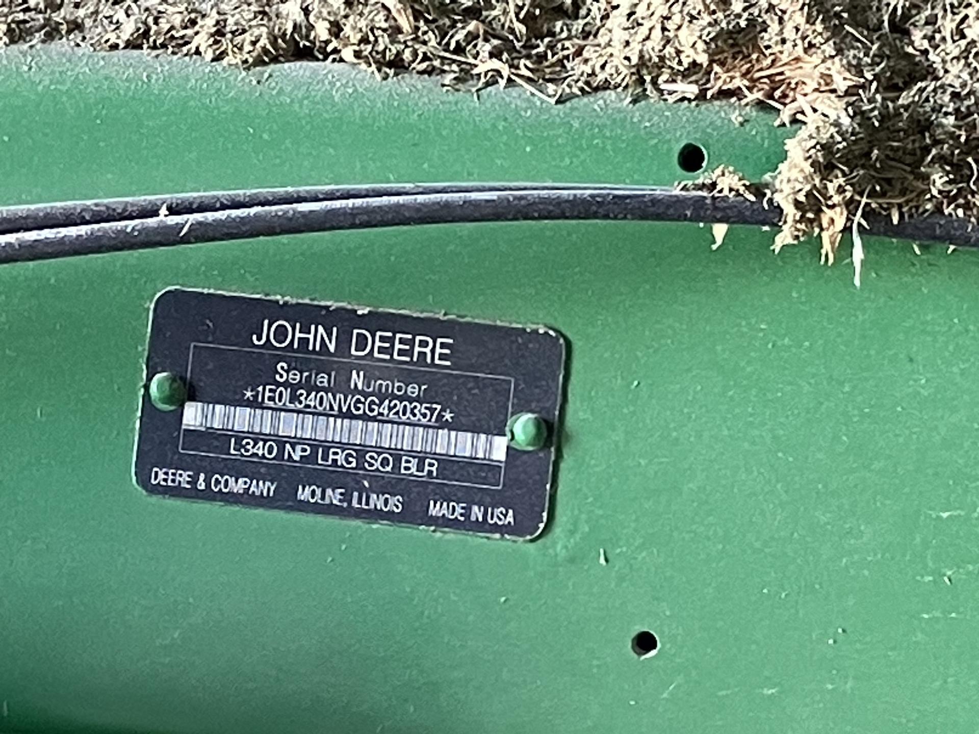 2016 John Deere L340