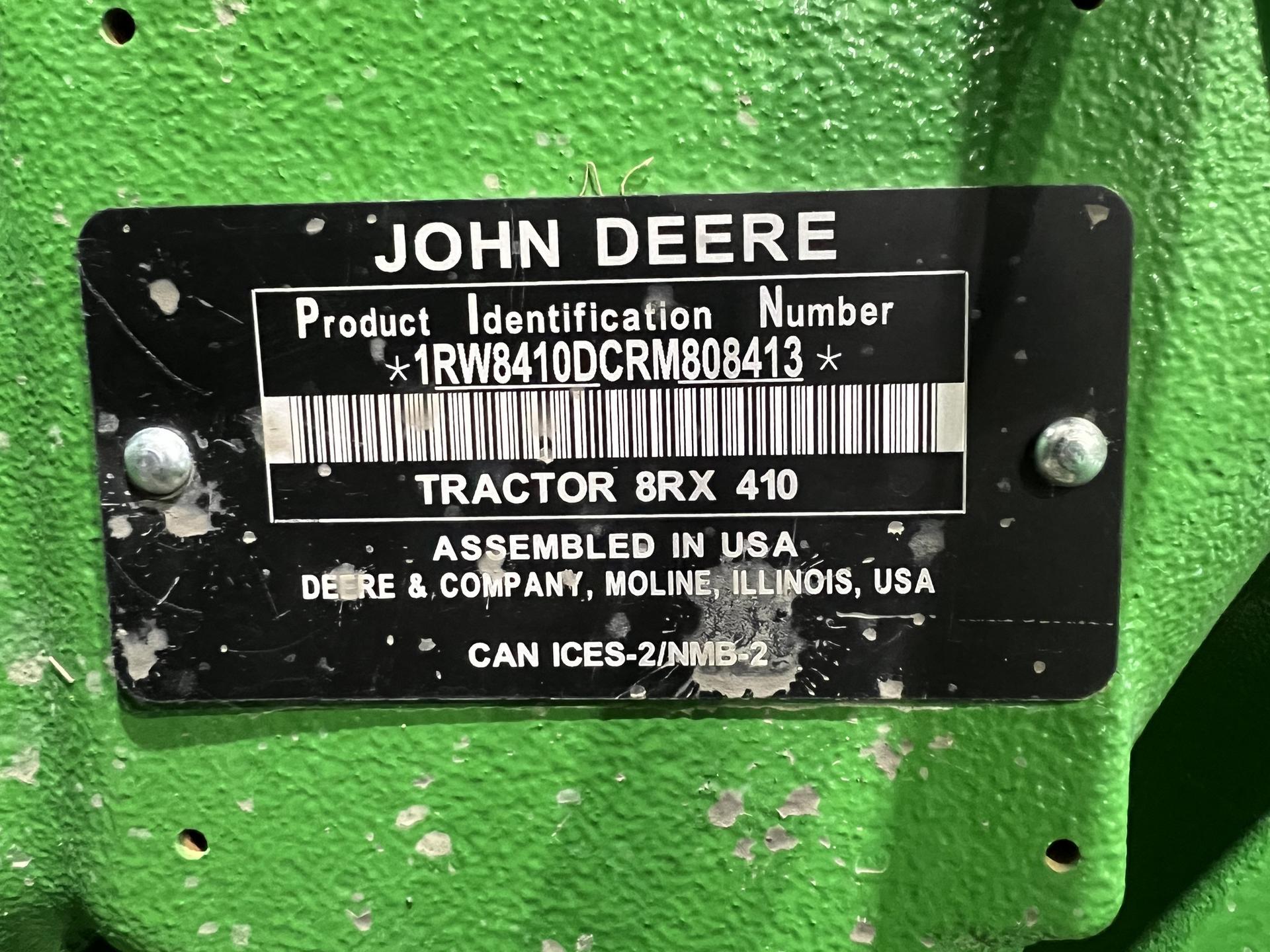 2024 John Deere 8RX 410 Image