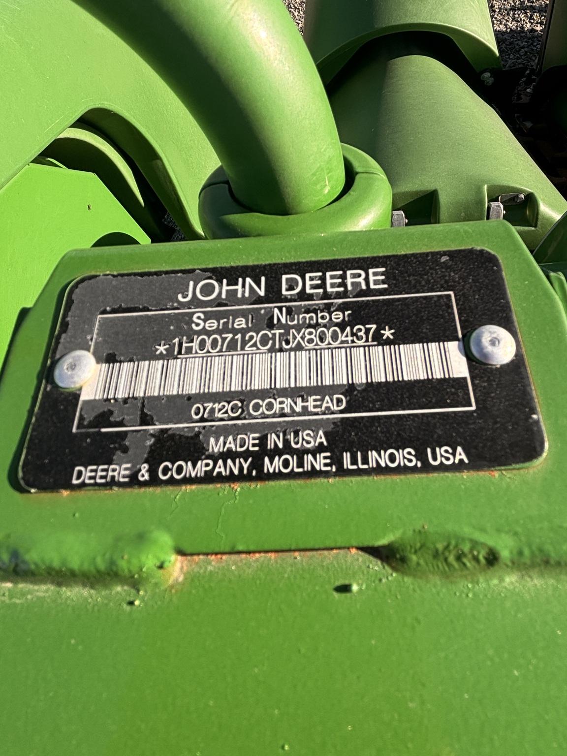 2018 John Deere 712C Image