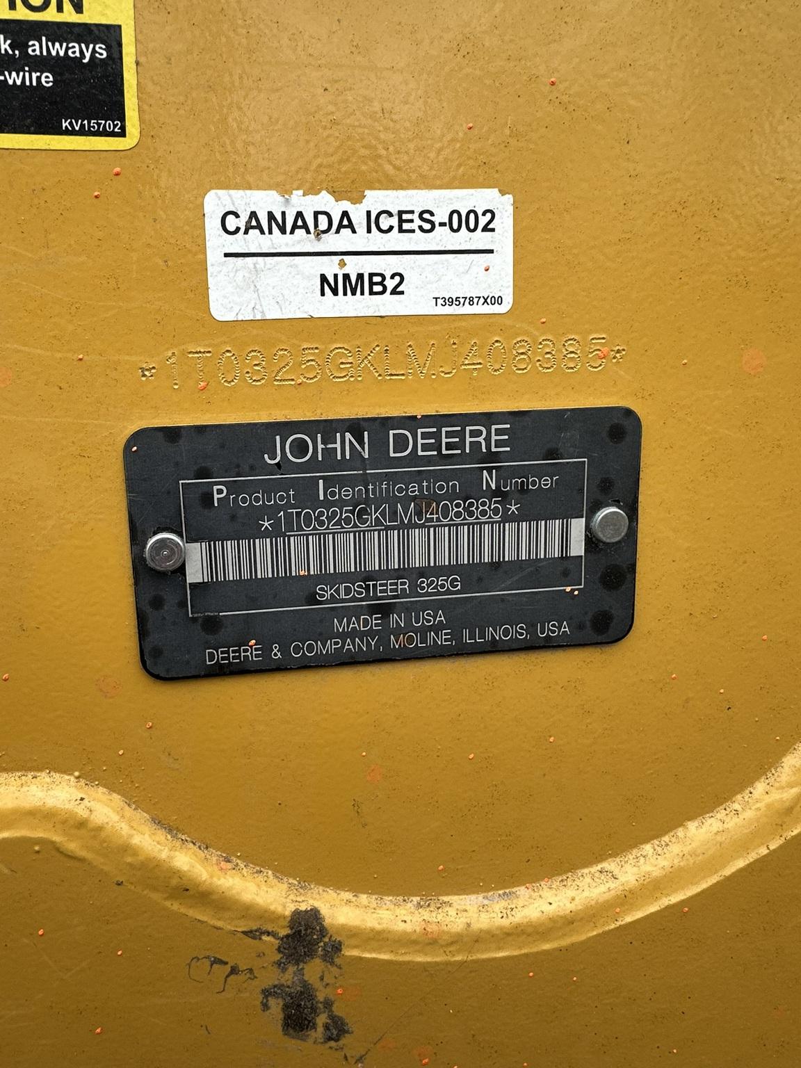 2021 John Deere 325G