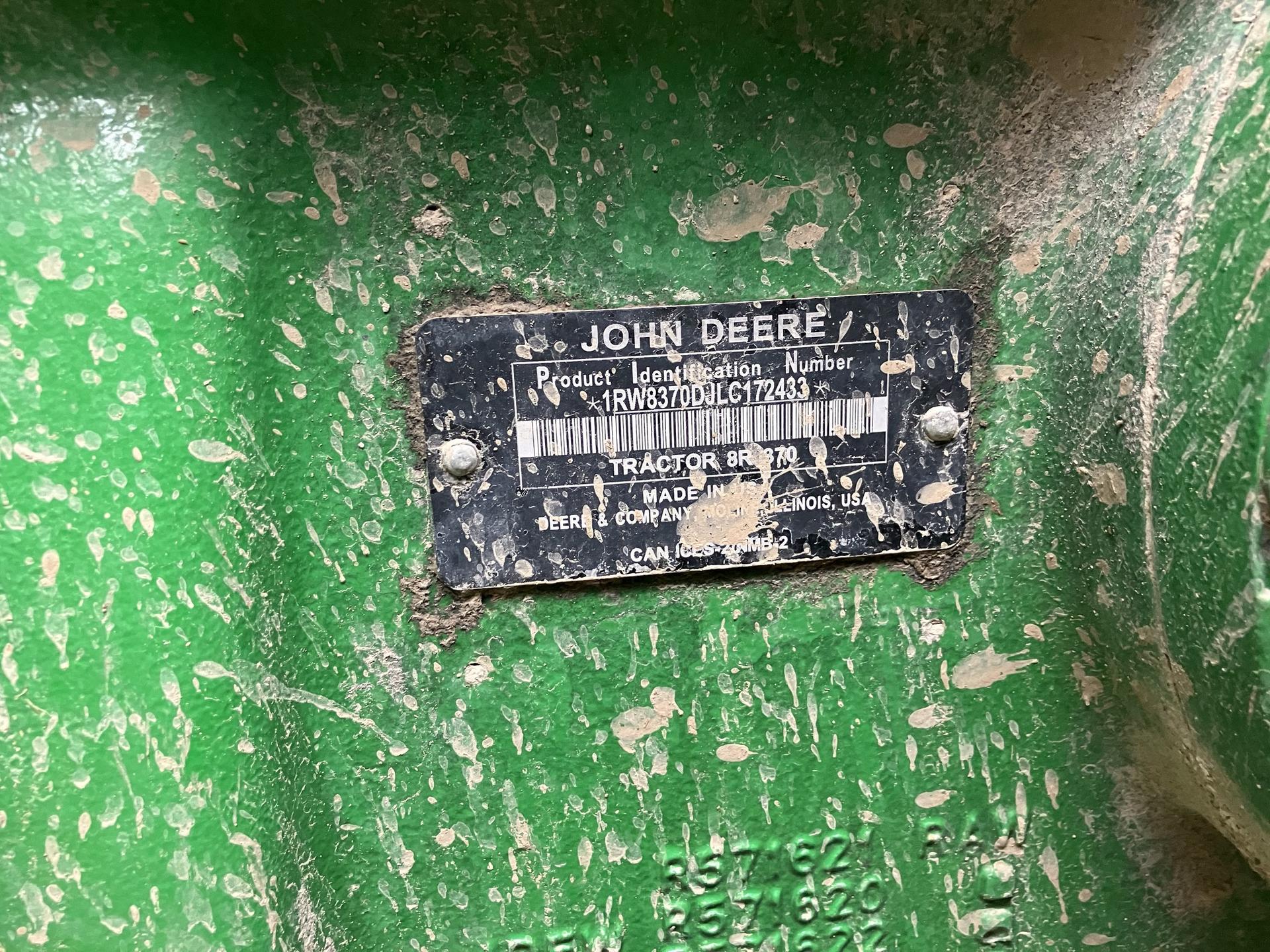 2020 John Deere 8R 370 Image