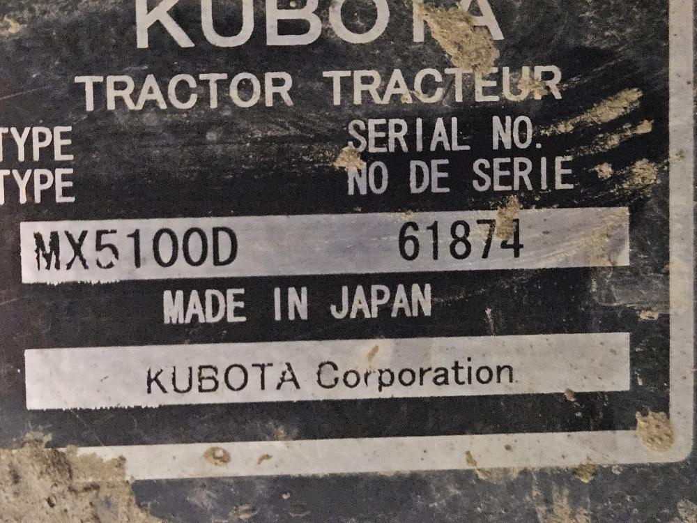 2014 Kubota MX5100 Image