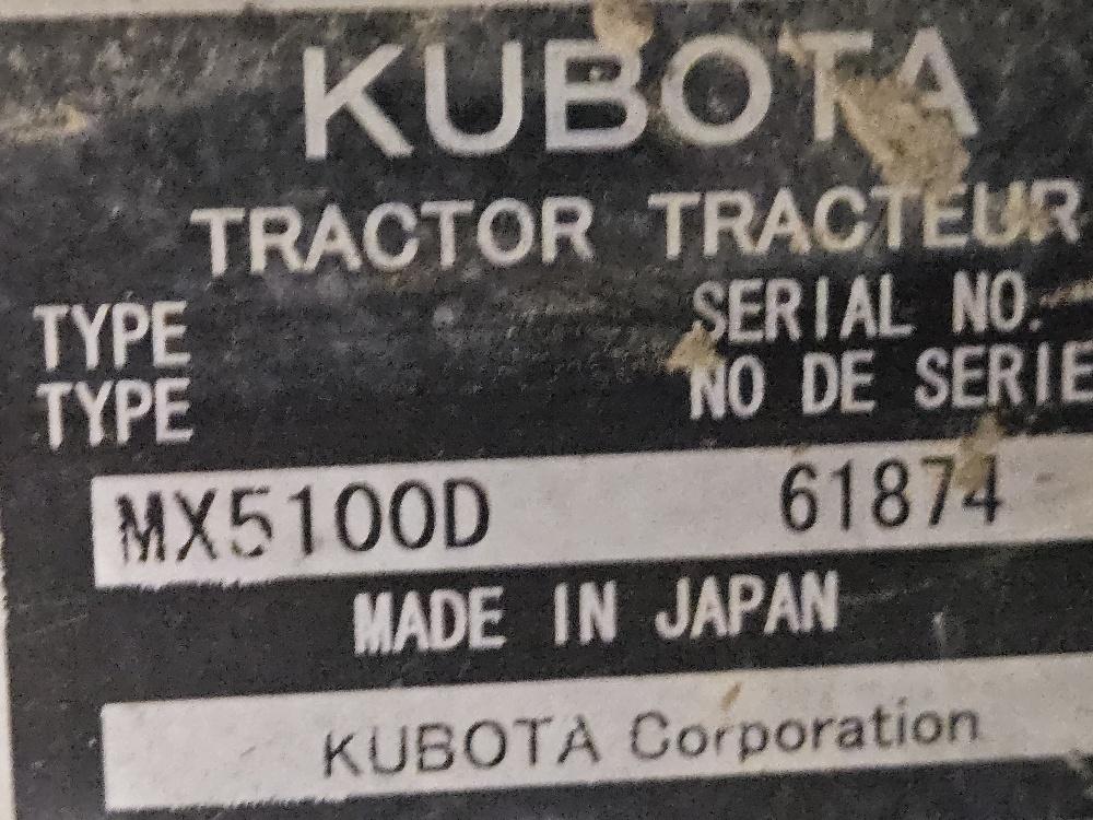 2014 Kubota MX5100 Image