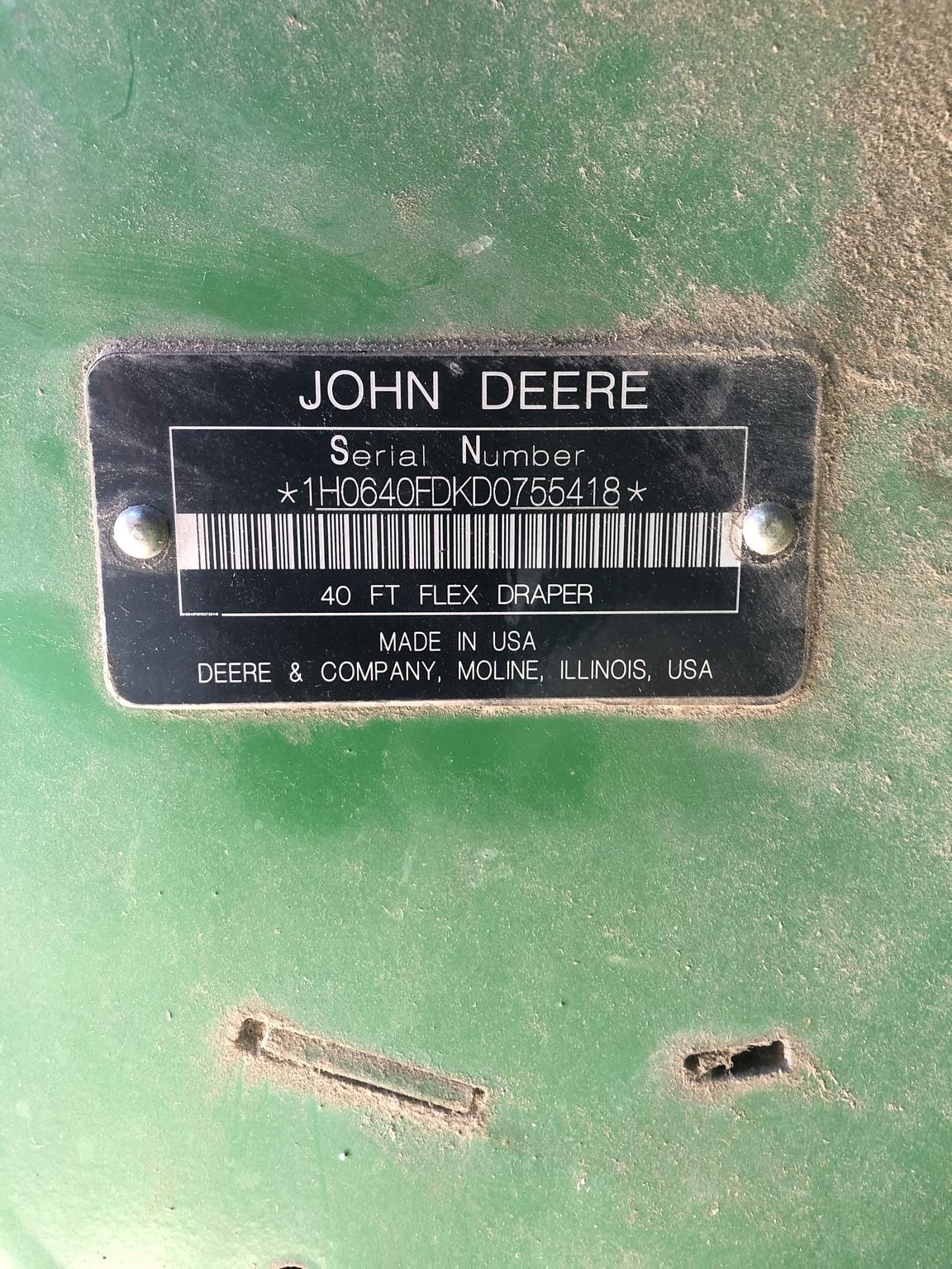 2013 John Deere 640FD