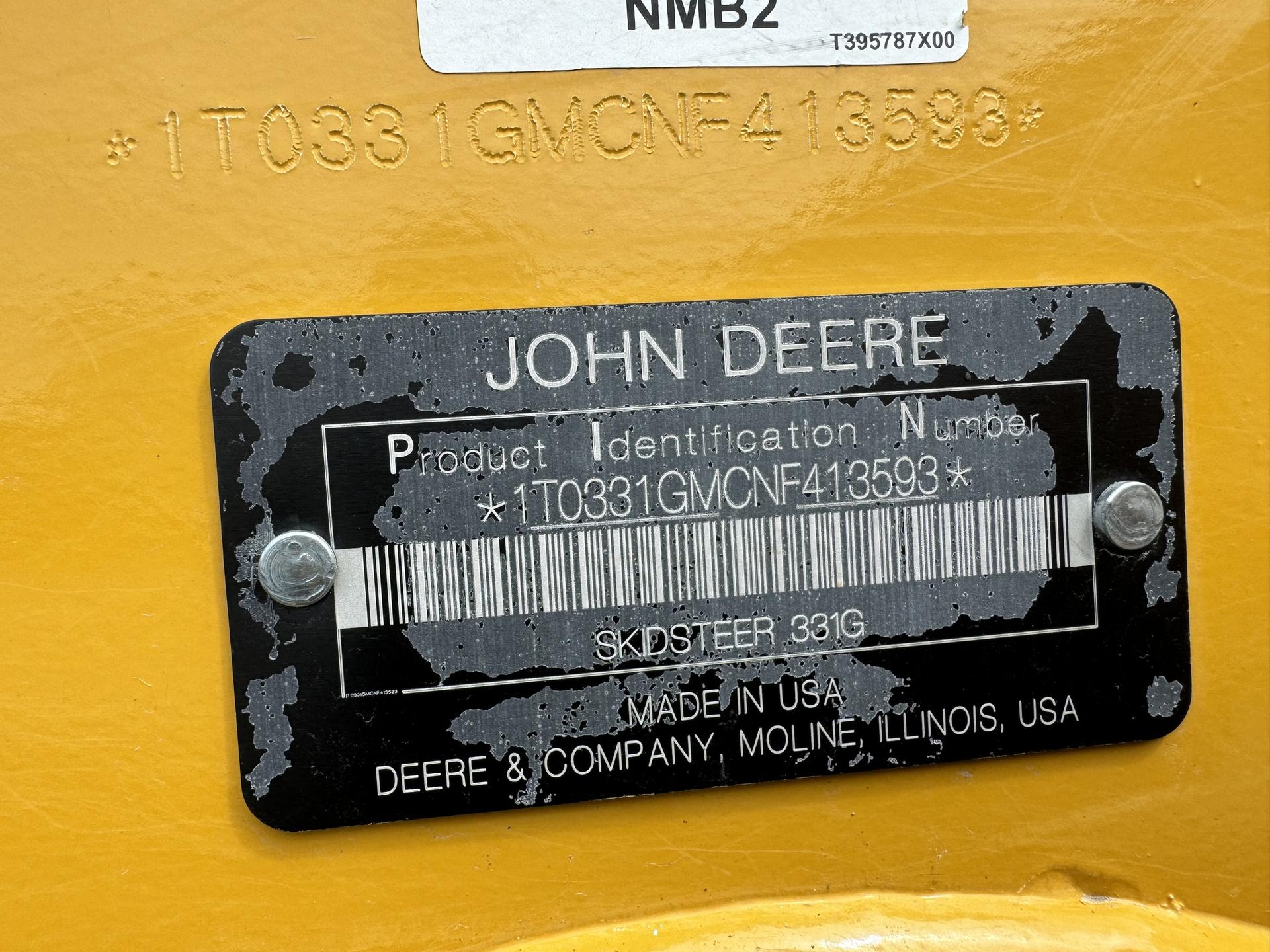 2022 John Deere 331G