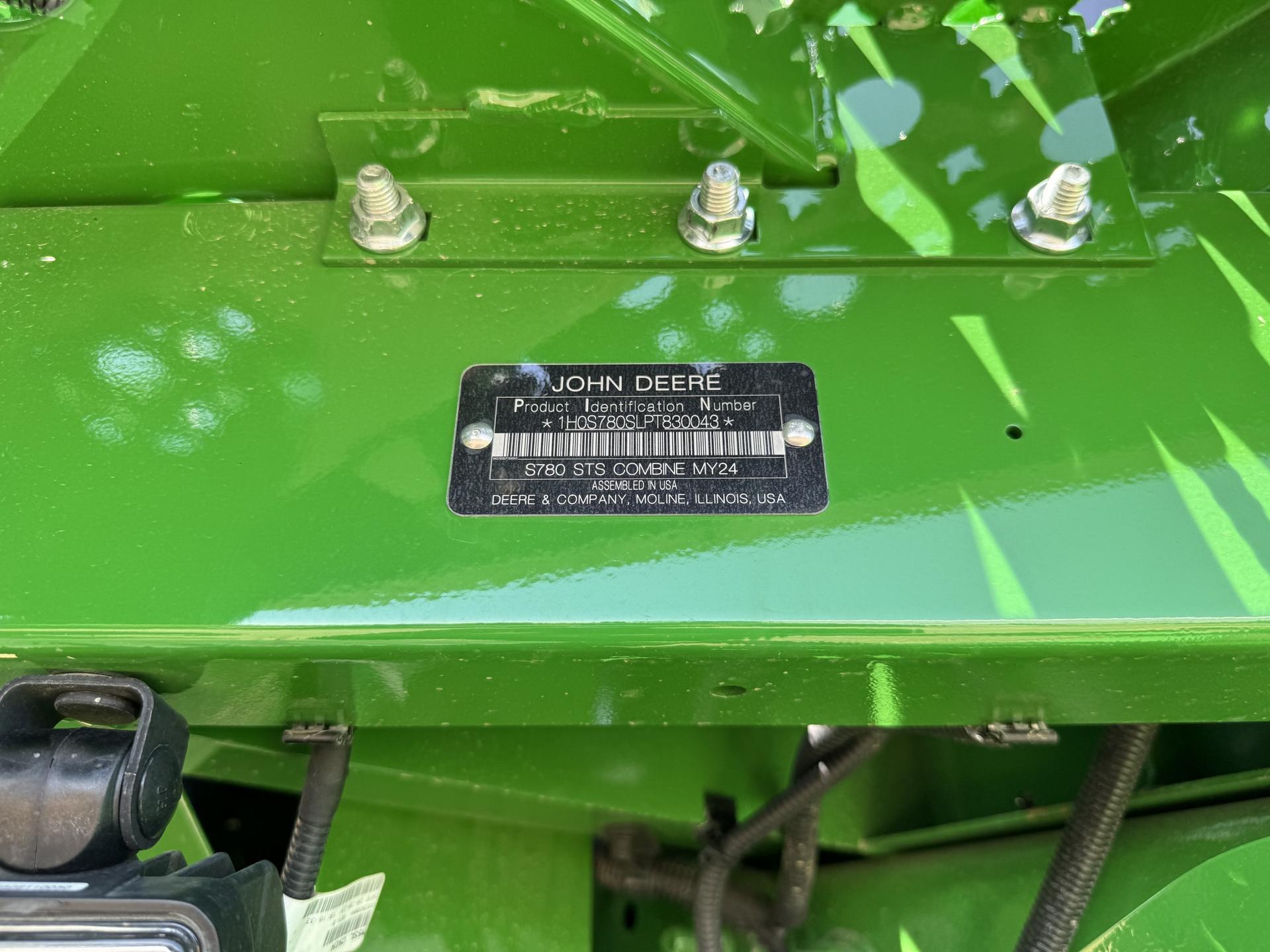 2024 John Deere S780