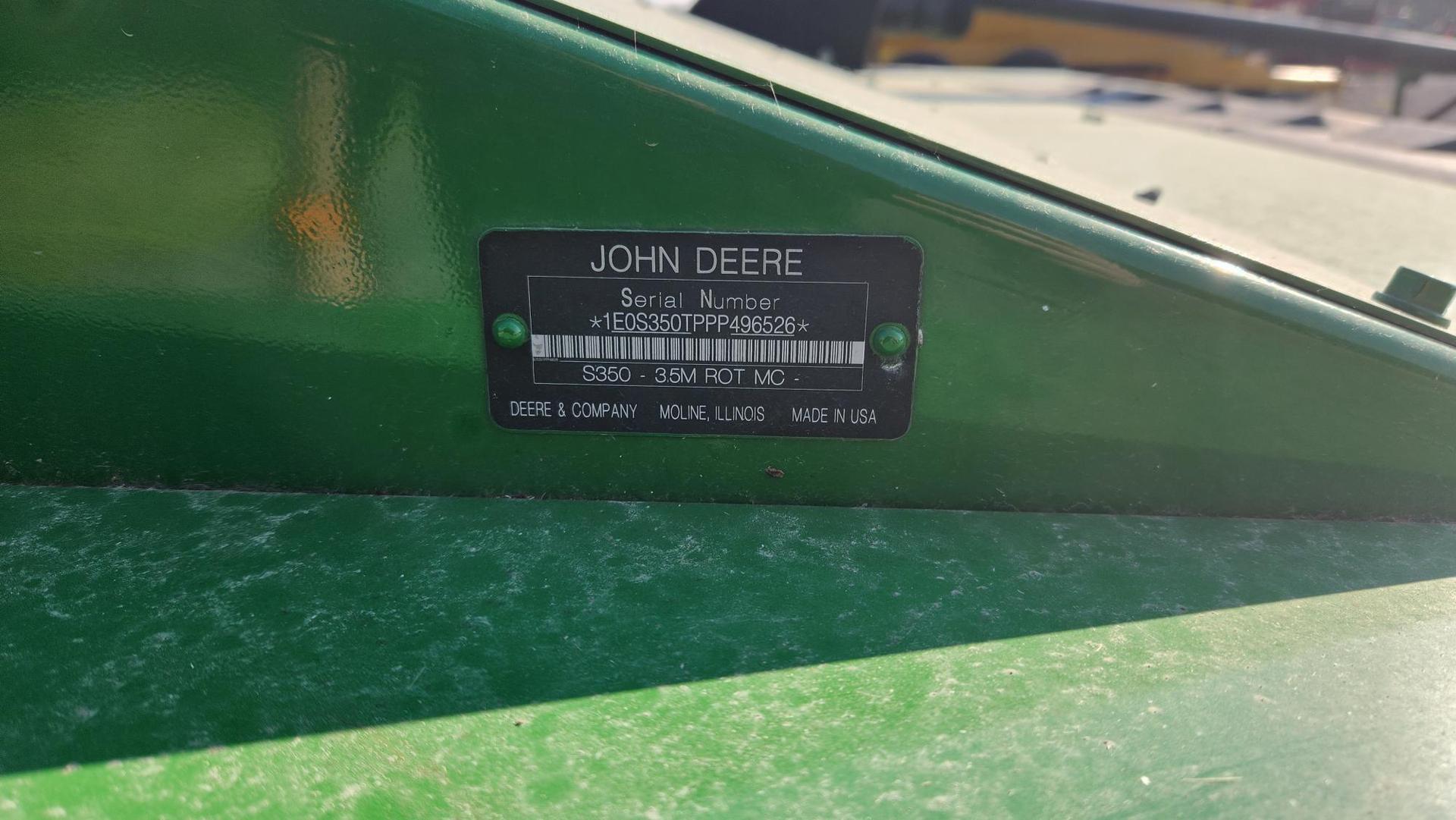 2023 John Deere S350