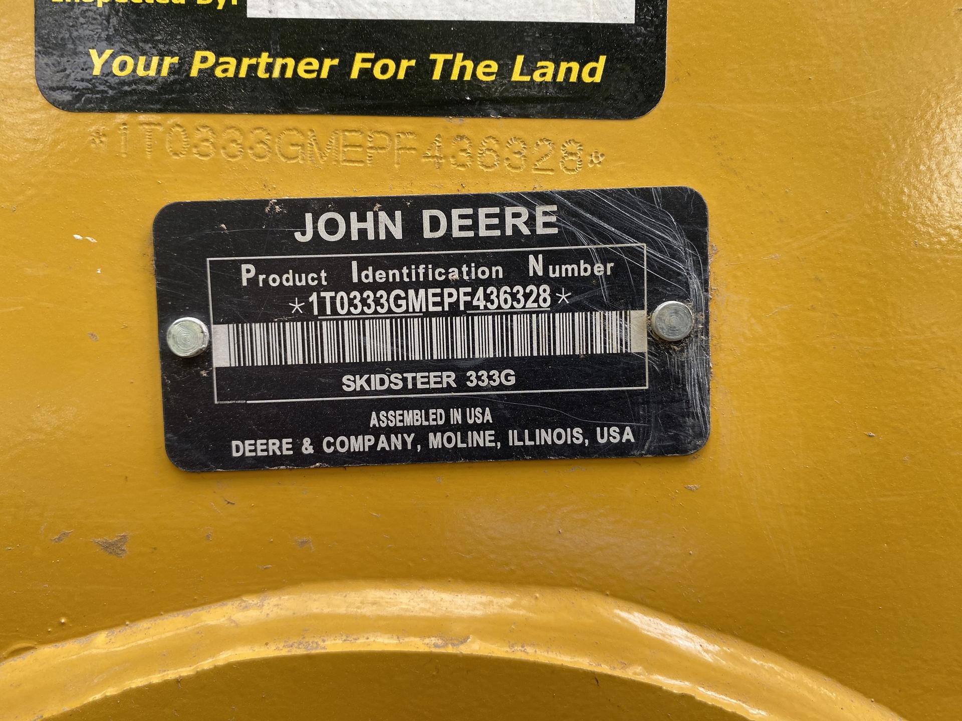 2023 John Deere 333G