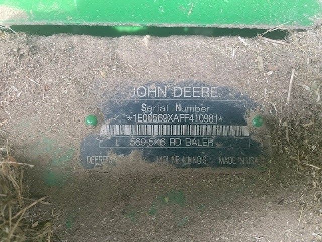 2015 John Deere 569