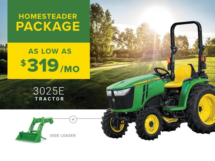 3025E Tractor Package  | Homesteader Package