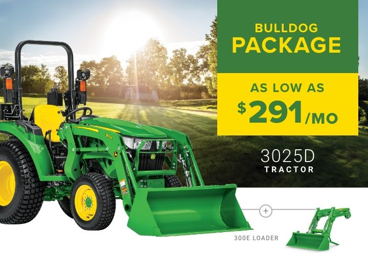 3025D Tractor Package  | Bulldog Package