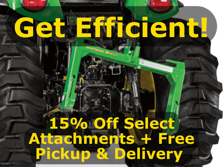 Get Efficient with Your 1-5 Series Tractor