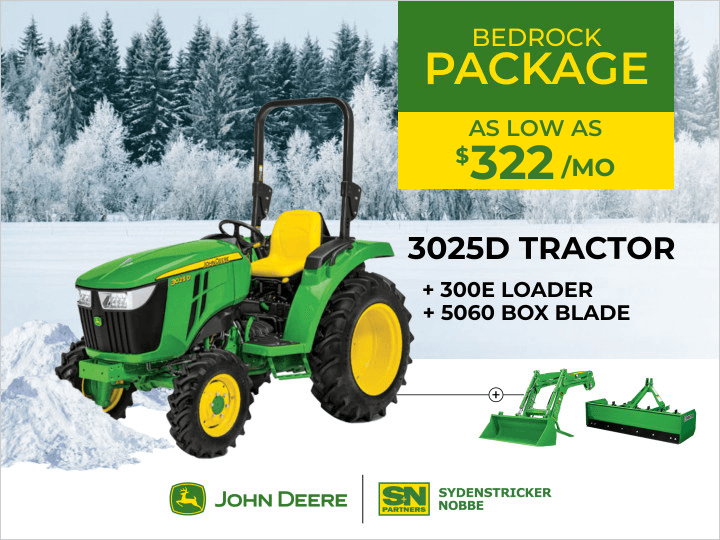 3025D Tractor Package  | Bedrock Package