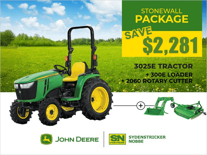 3025E Tractor Package  | Stonewall Package