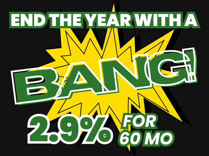 End The Year With A Bang!